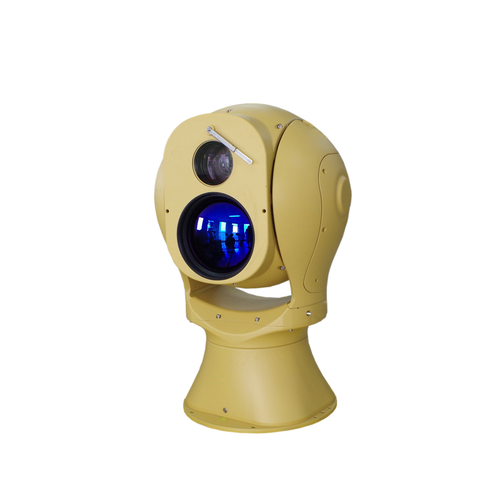 22km Long Range Vehicle Detect 4km Drone Tracking Cooled 360 PTZ Thermal Camera