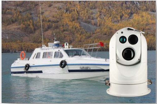 All-weather 2-axis Gyro Stabilization EO/IR Marine Security Thermal Imaging Long Range Ptz Camera