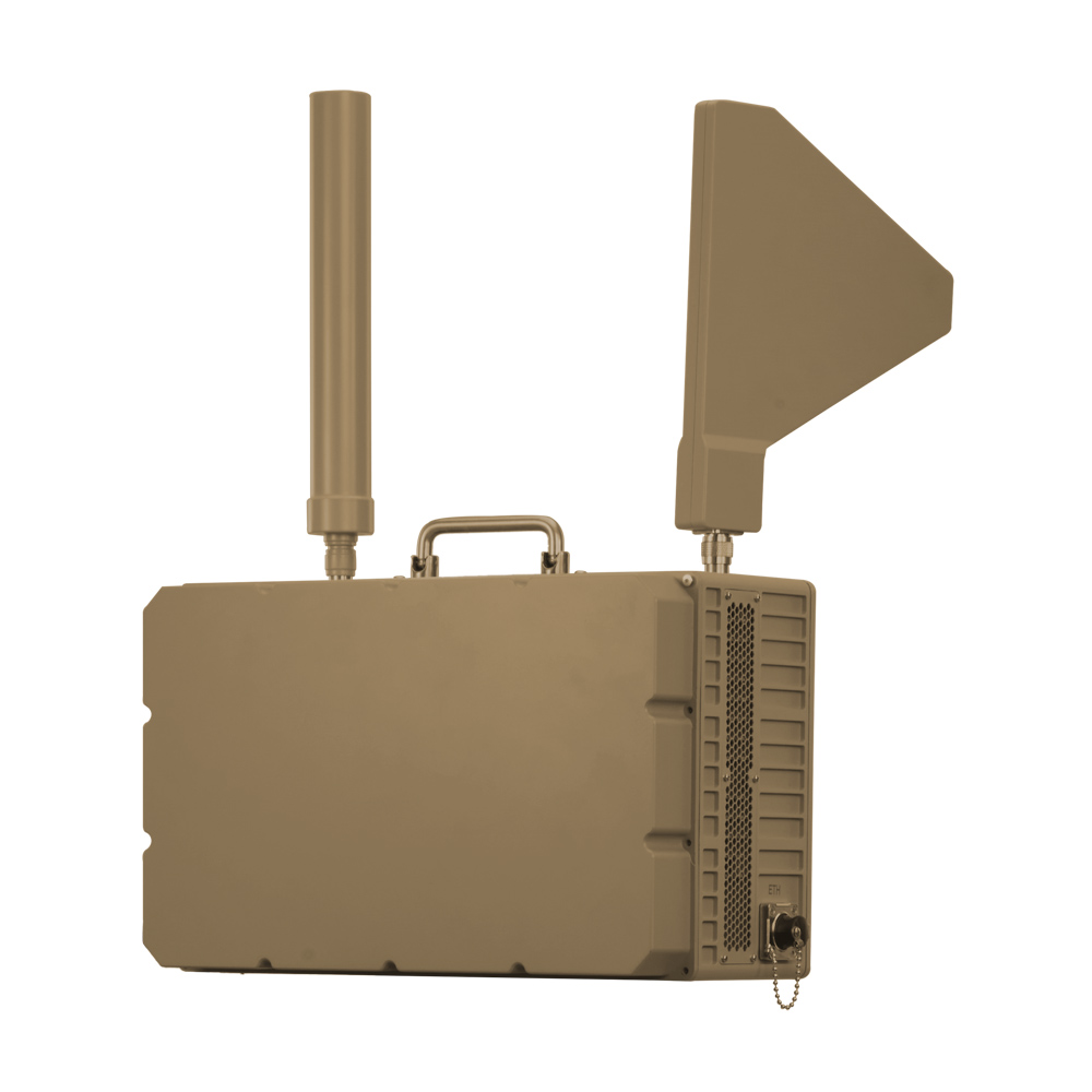 Portable Counter Drone Integrated 300-6000MHz 4km Detection 3km Jammer