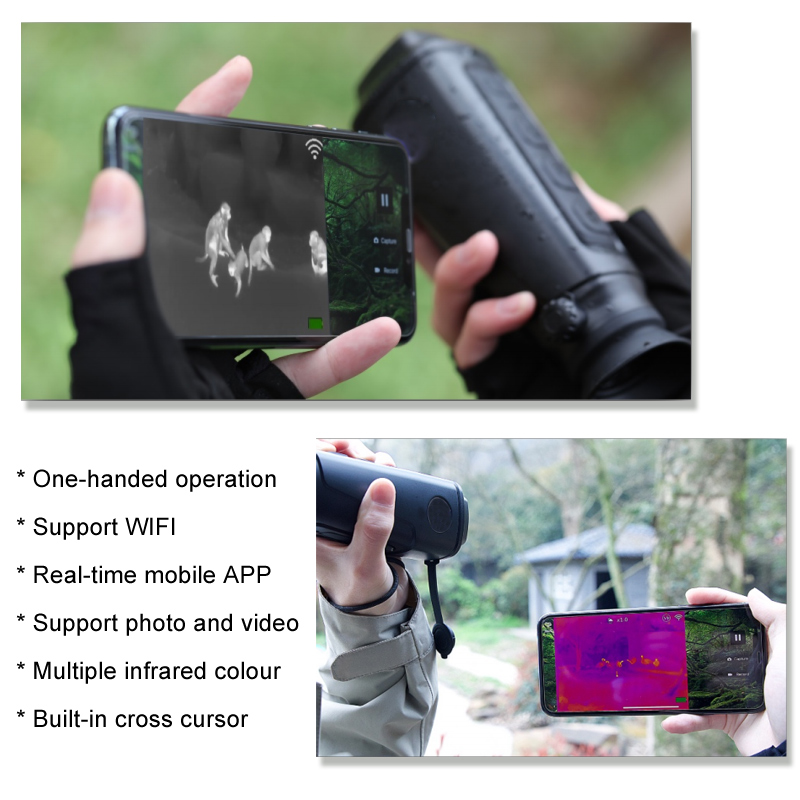 384X288 15mm 675m Vox WiFi Night Vision Outdoor Thermal Monocular