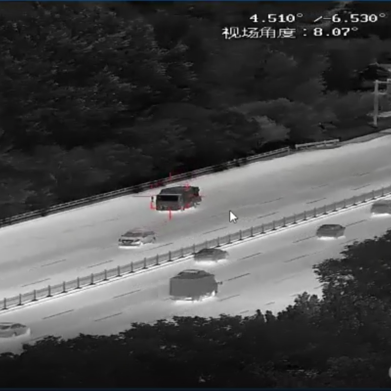 5km Vehicle Detection Area Protection Auto Tracking Thermal PTZ Security Cameras