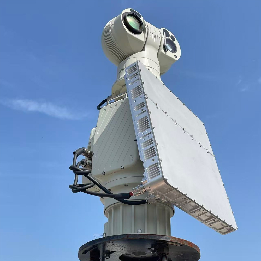 Radar Optical Zoom Thermal Security Camera Integrated Low-Altitude Target Recognition And Tracking System for City Observation