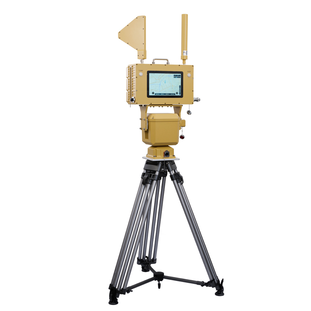 Portable Counter Drone Integrated 300-6000MHz 4km Detection 3km Jammer