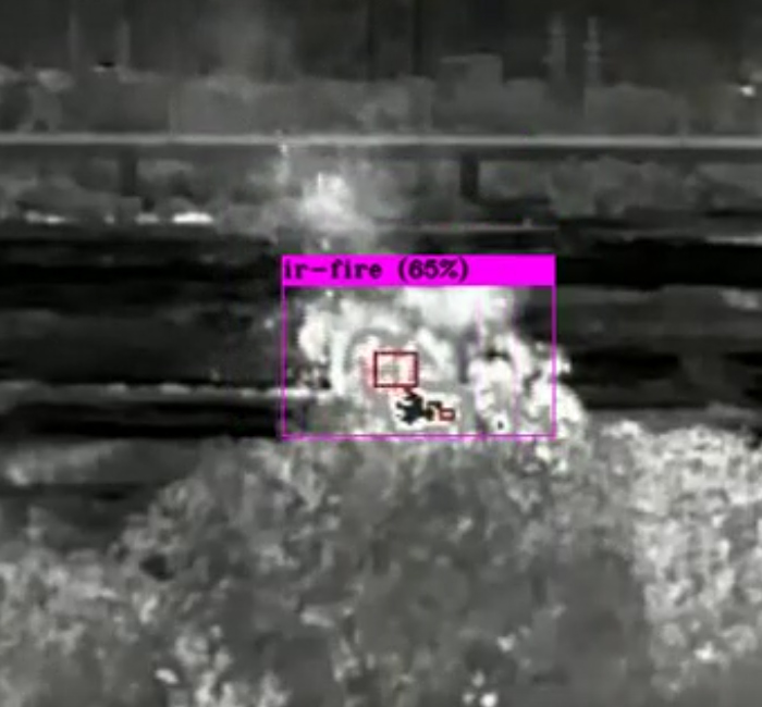 1km Forest Firefighting Alarm 24/7 Surveillance Thermal PTZ Camera Outdoor