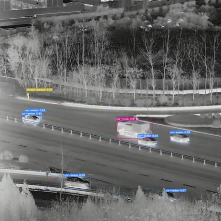 5km Vehicle Detection Area Protection Auto Tracking Thermal PTZ Security Cameras