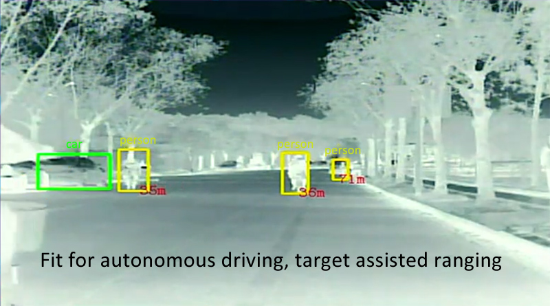6m 384 Night Driving Ai Intelligence Thermal Imager Smart Car Camera