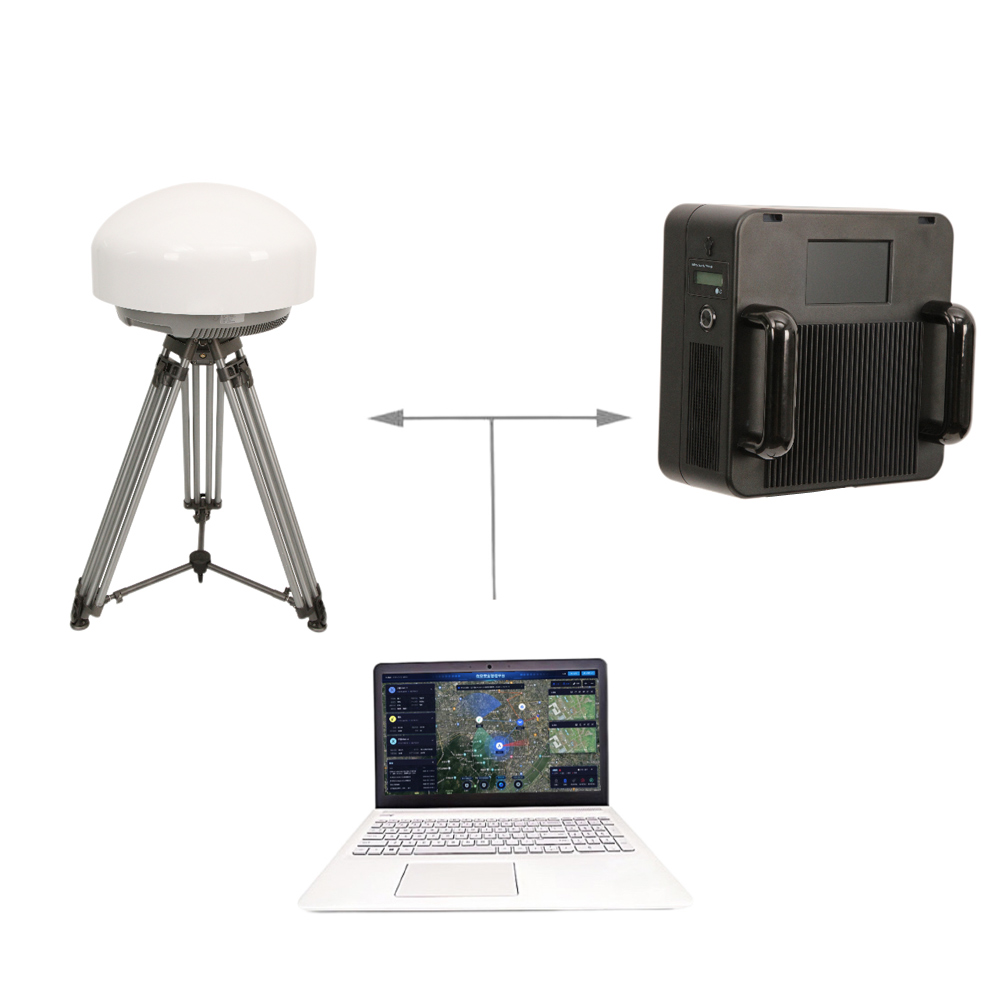 1.5km GPS Bds Glonass Galileo Handheld Drone Defense Uavs Signal Jammer