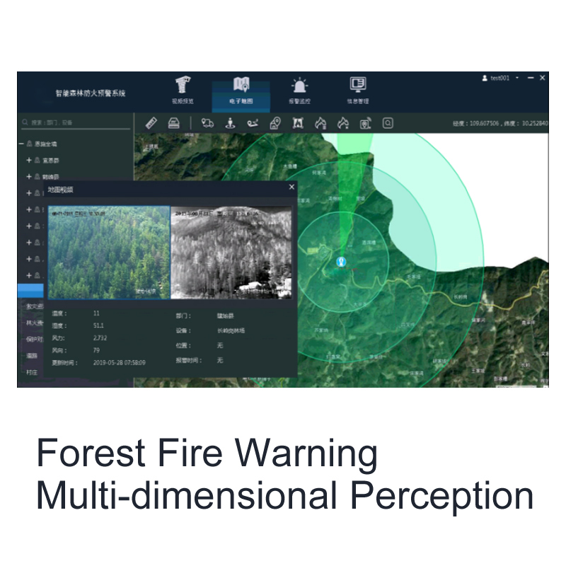 5km 640X512 Forest Fire Fight Detection Infrared Thermal Camera Outdoor ...