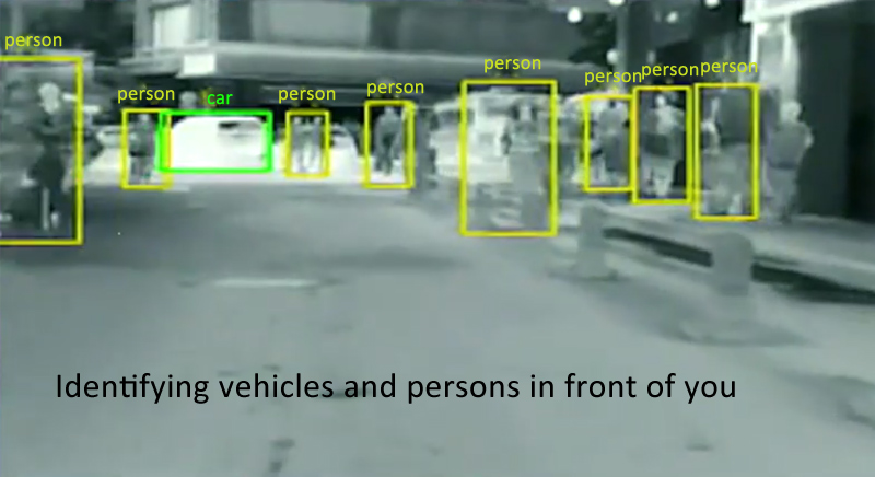 6m 384 Night Driving Ai Intelligence Thermal Imager Smart Car Camera