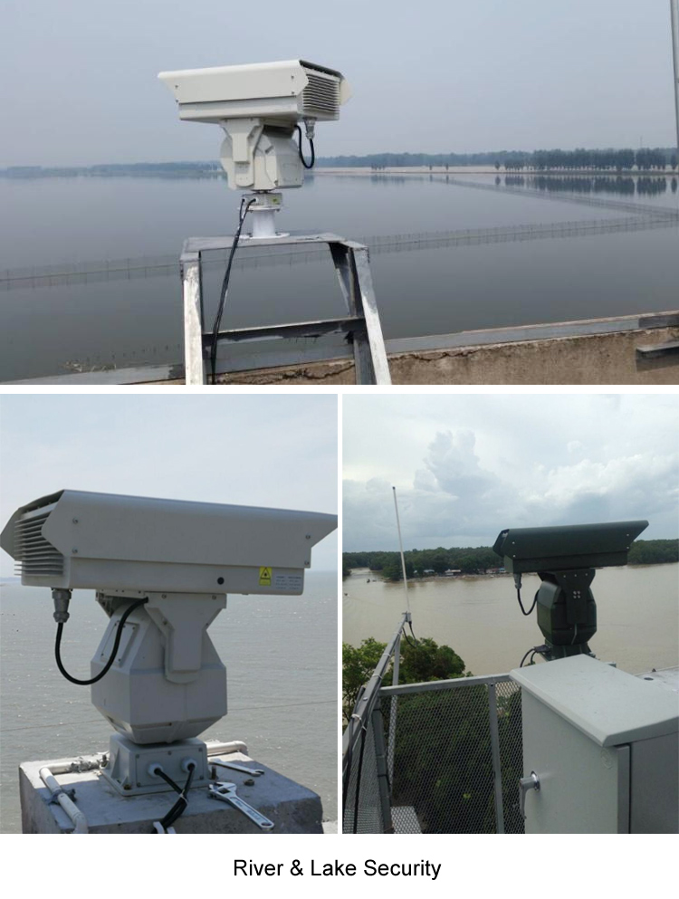6km Lwir River Boat Security Long Range PTZ Thermal Imaging 360 Camera