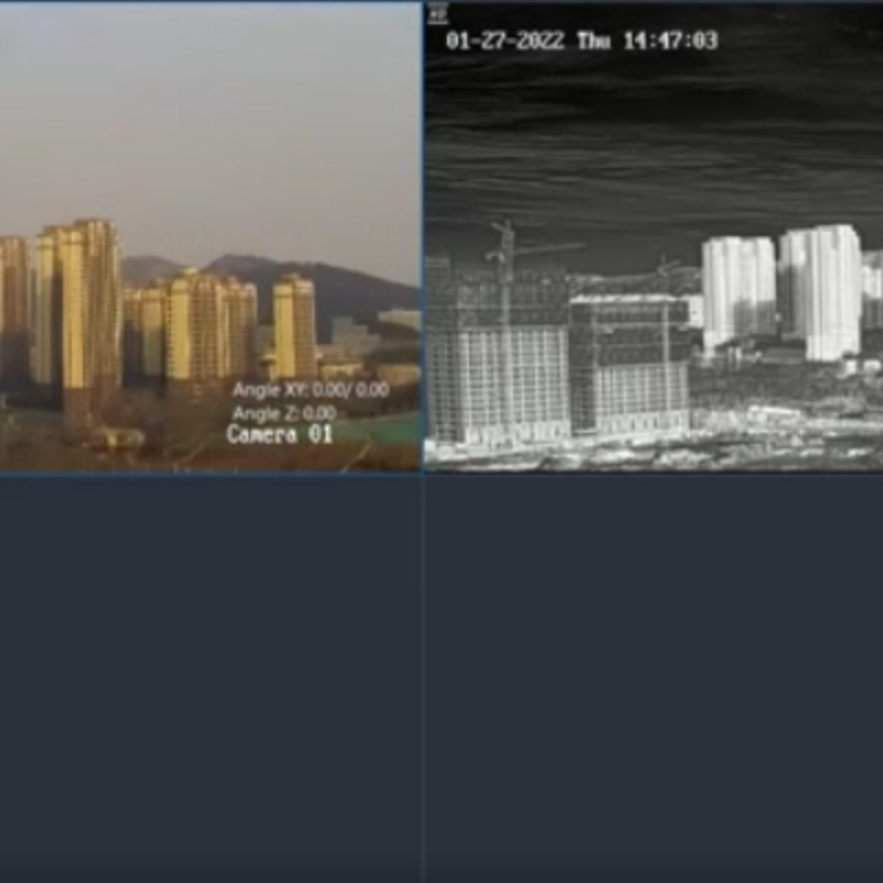 6km 640X512 People Intrusion Detection Alarm Ai Thermal Imaging Camera PTZ 360
