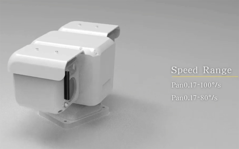 35mm Lighter Pan Tilt Vehicle Robot Mounted 360 Uncooled Thermal Camera