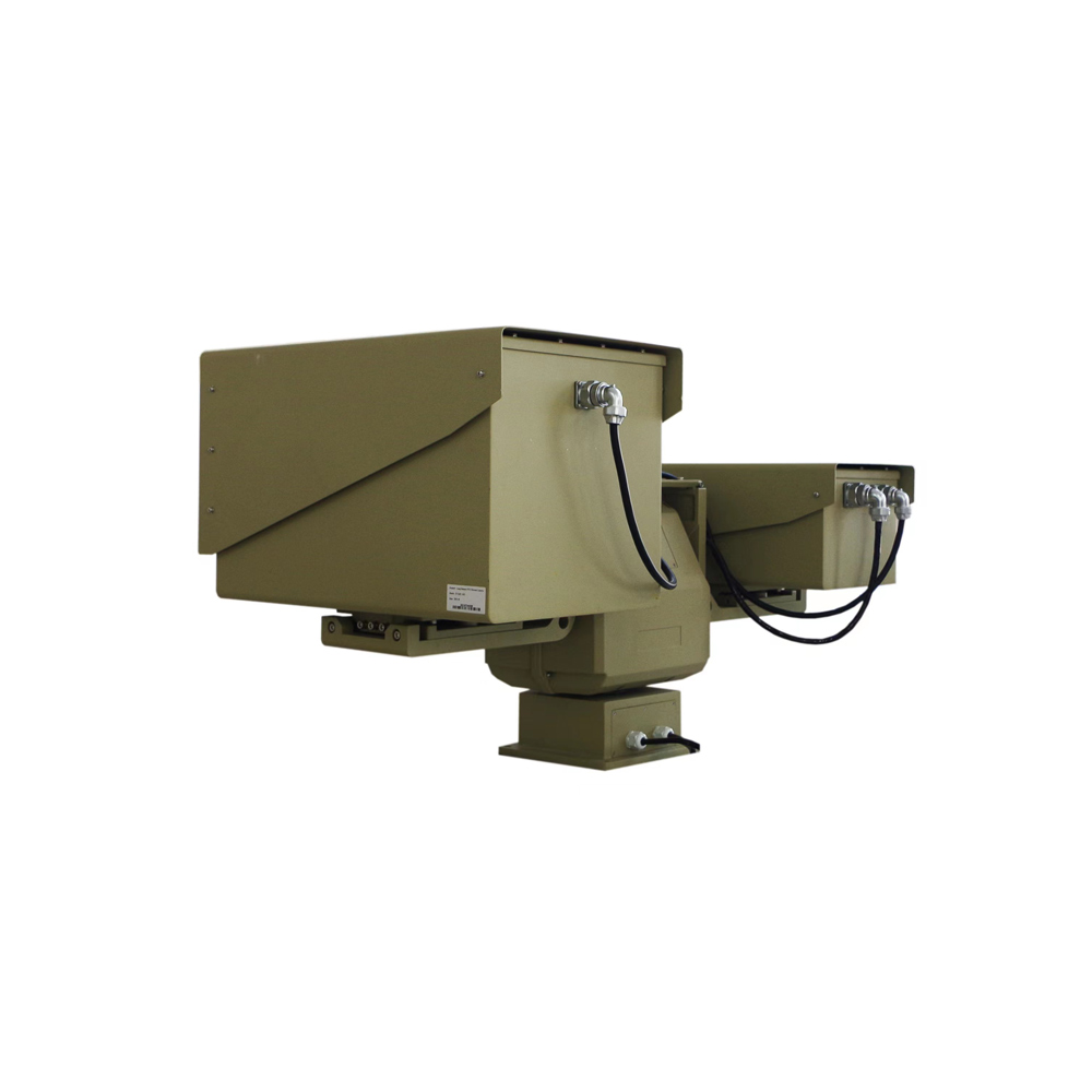 16km 384x288 190mm coastal patrolling surveillance vehicle mounted pan tilt thermal camera